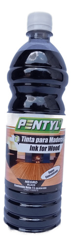 Tinta Para Madera Pentyl® Color Negro Base Solvente 1000cc