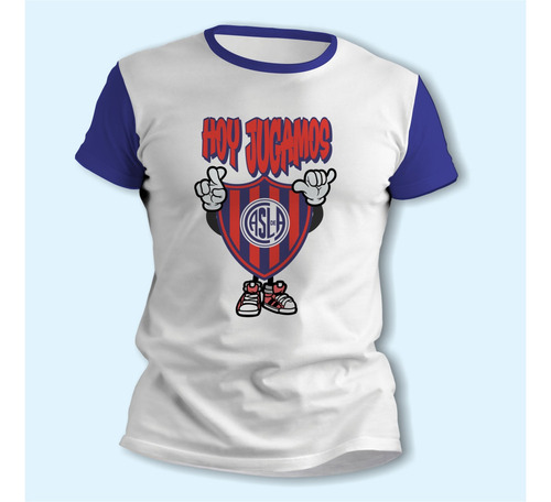 Remeras San Lorenzo Original Adultos Personalizada- 9005