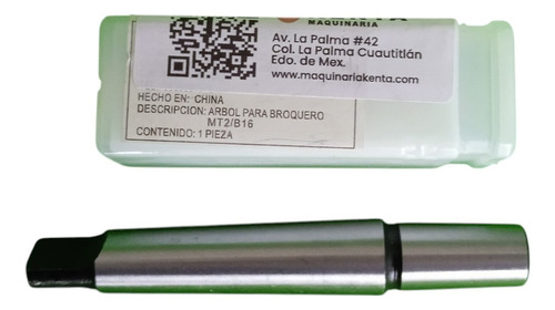 Arbol Mt-2 Para Broquero B-16 De 1/2. Kenta