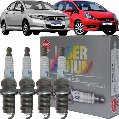 Vela De Ignição Original Ngk Honda City Fit 1.4 1.5 16v Flex