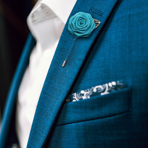 Broche Simple Con Forma De Ramillete De Metal, 20 Unidades,