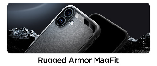 Capa Original Spigen Rugged Armor Magfit Para iPhone 16 Plus