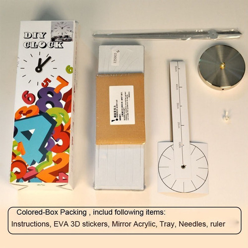 Reloj De Pared Con Diseño 3d A La Moda (negro)