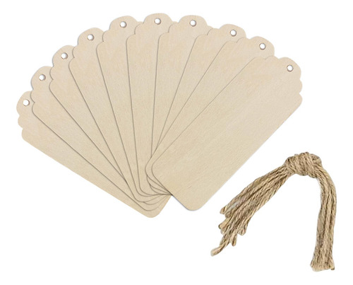 10 Veces Los Marcadores De Madera 12cmx3cm Estilo B