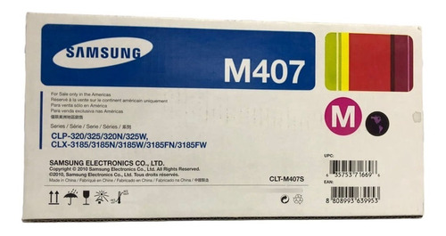 Toner Samsung 407s Magenta Clt-m407s Nuevo Y Facturado