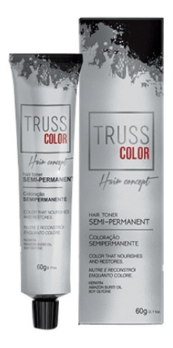 Kit Tinte Truss Professional  Colores truss Truss color semipermanente tono 7.1 medium ash blonde para cabello