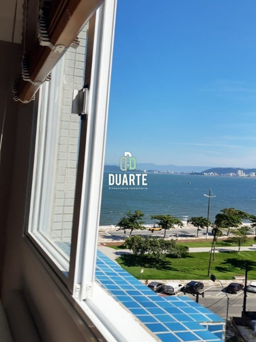 Imagem 15 de 22 de Apartamento Frente Mar, 3 Quartos, 1 Suíte, 1 Vaga Garagem, Dependência Completa, Ponta Da Praia, Santos - Ap03785 - 69409126