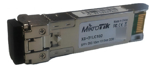 Modulo Transceptor Monomodo Sfp+ 10g Mikrotik Sfp28 Upc Lc