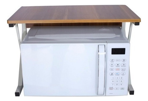 Mesa Multiuso Para Microondas Madeira Resistente Imbuia Vex