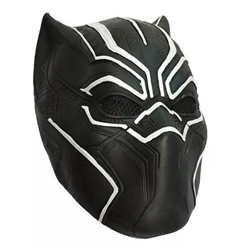 Imagen 2 de 3 de Máscara Látex Completa Black Panther Pantera Negra