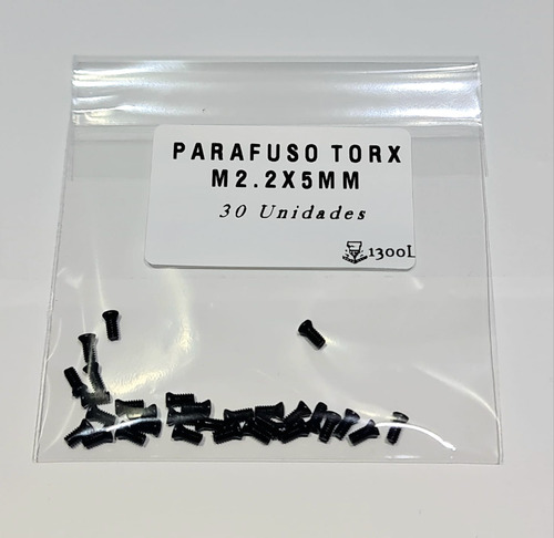 30 Parafusos Torx M2.2 X 5mm Torno Cnc Ferramenta Suporte