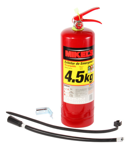 Extintor De Emergencia Recargable 4.5 Kilogramos Ee-4.5