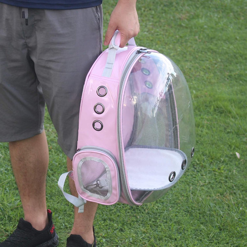 Mochila Para Llevar A Tu Gato Con Cápsula Transparente
