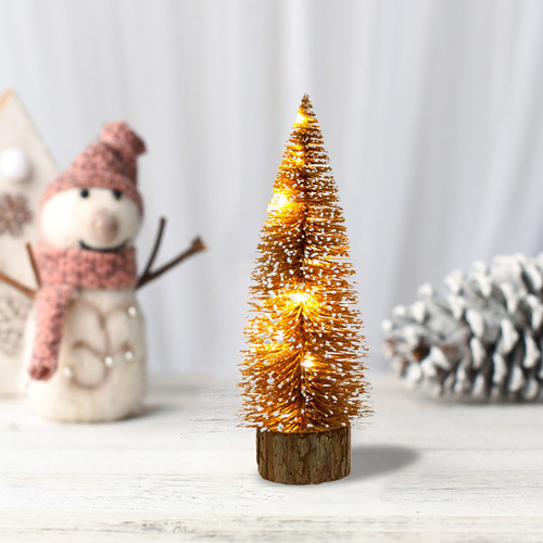 Mini Árbol De Navidad Con Iluminación Led, Árbol De Navidad
