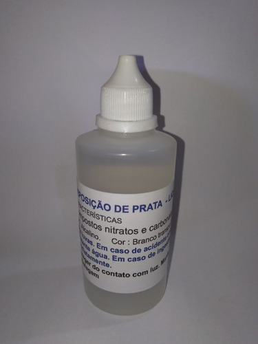 100ml  Nitrato Prata Pratex Liquido Deposicao Prata Em Cobre