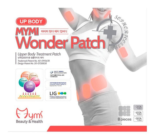 Parches Para Adelgazar Abdomen Wonder Patch Cuerpo Rostro X8