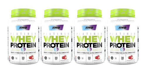 Proteina Whey Star Nutrition 2 Lb X 4 Unidades