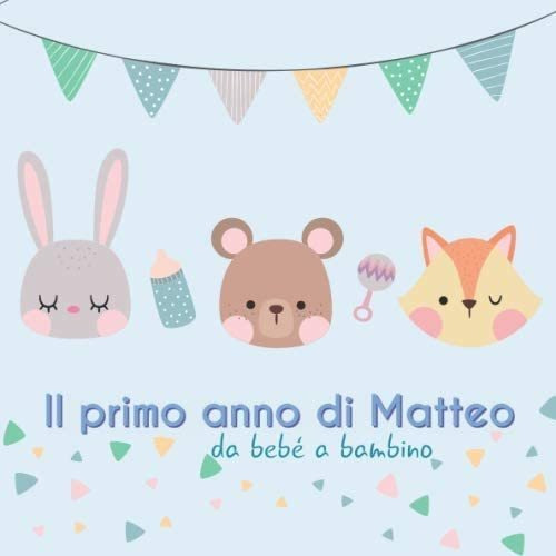 Libro: Il Primo Anno Di Matteo - Da Bebé A Bambino: Album Be