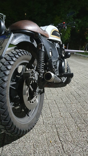 Cb 450 Custom - Customizada Cafe Racer - Branca