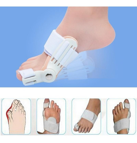 Férula Corrector De Juanete Hallux Valgus Pies Extra Comodo Color Blanco