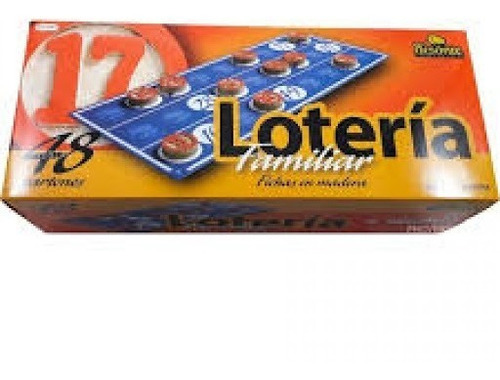 Loteria Familiar 48 Cartones Fichas Madera Playking