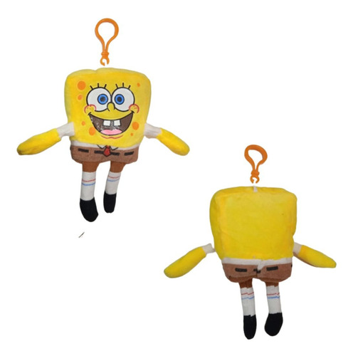 Llavero Peluche Bob Esponja X1 Juguete Caricatura Nick 10cm