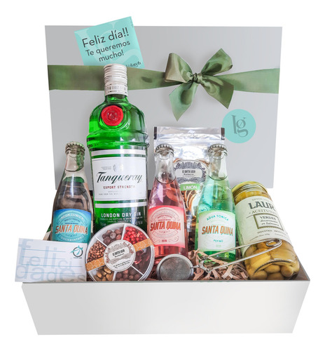 Gin Tanqueray Gift Box Regalo Tonica Botánicos Cumple Aniver