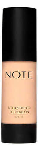 Base de maquillaje en cremoso Note Cosmetique Detox Protect tono 04 - sand - 35mL