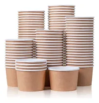 Comprar Matican Vasos De Papel Para Helado, 100 Tazones Desechables