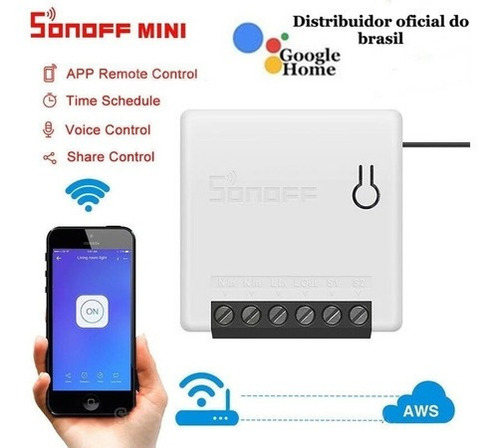 Sonoff Mini Interruptor Wi-fi Automação Residencial Original