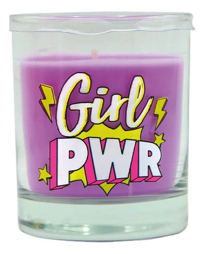 Lumar Aromatic Vela Vaso Con Mensaje - Girl Power 140g/30h