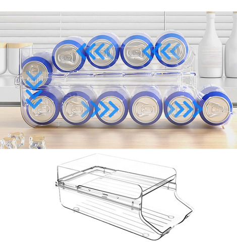 Soporte De Almacenamiento De Botellas Dispensador De Latas