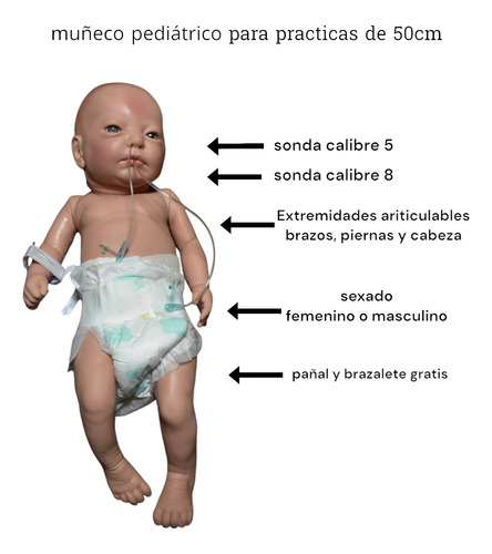 Maniquí Pediátrico Para Practicas Rcp