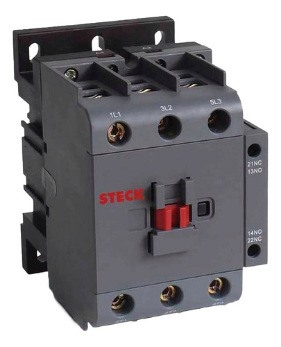 Contactor Steck Sk195a11m C/tornillo 95a 45kw 1na+1nc 220vca