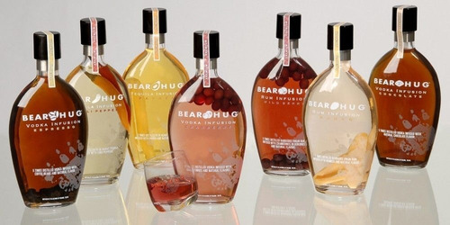 Imagen 2 de 4 de Tequila Bear Hug Infusion Papaya 1000ml