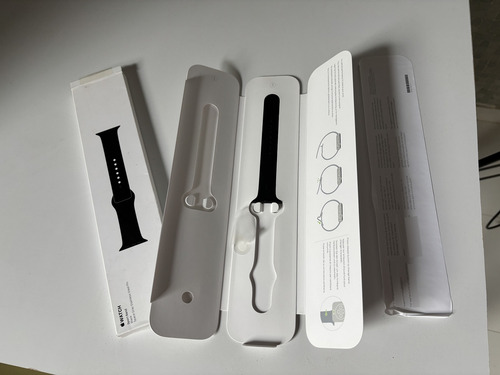 Caja Apple Watch Sport Band Original Negro 38mm M/l Mj4f2zm/ (Usado)