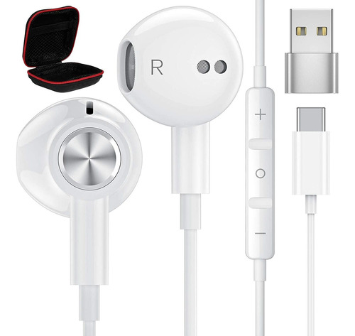 Auriculares Con Cable Conector Usb-c Y Usb-a | Universal