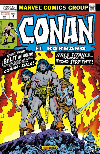 Libro Conan Barbaro 04 Etapa Marvel Original - Thomas, Roy