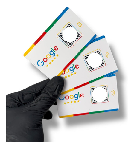 Cartão Kit 3 Avaliação Google Com Nfc Qrcode