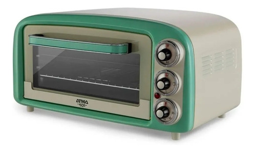 Imagen 2 de 4 de Horno Eléctrico Atma Hg2019vn Vintage Grill 16l 1380w