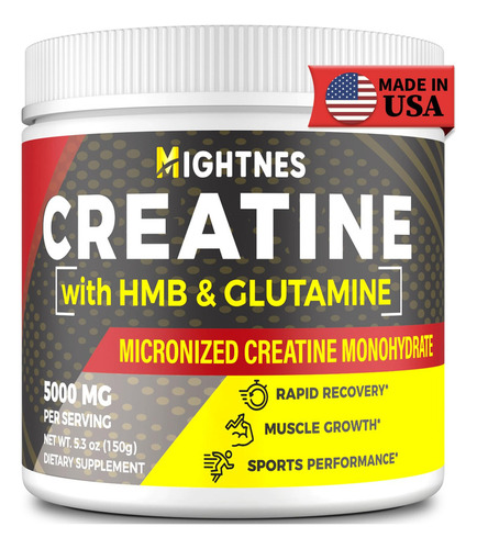 Polvo De Creatina Para Hombres - Creatine Hmb - Creatina Par