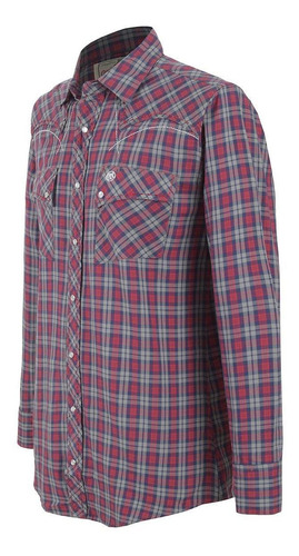 Imagen 3 de 6 de Camisa Vaquera Wrangler Hombre Manga Larga G61