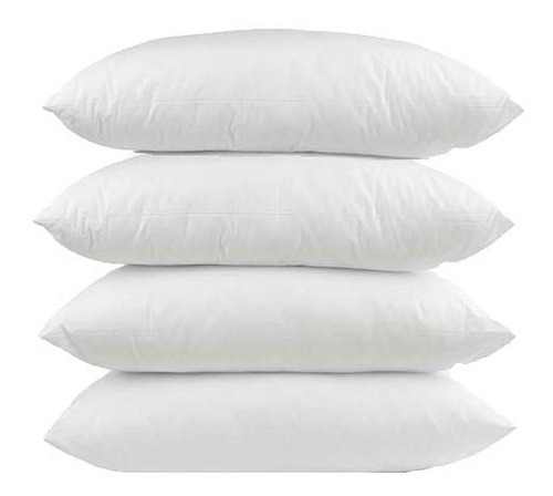 Set De 2 Almohada 200 Hilos King Size Color Blanco