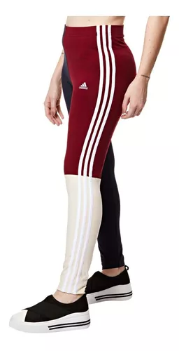 Legging Feminina Essentials 3 Stripes Colorblock adidas