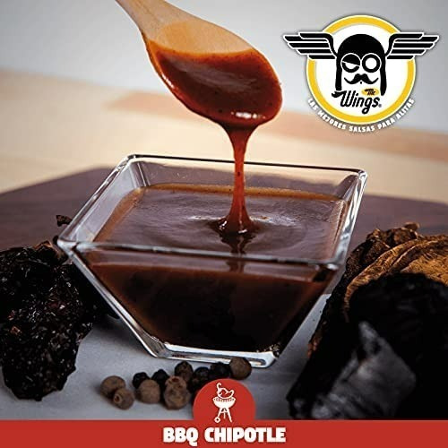 Salsa Bbq Chipotle Mr Wings 4.1 Kg Alitas Carne Botanas