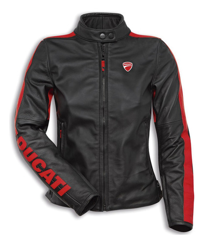 Chamarra De Piel Ducati Company C4 Para Dama