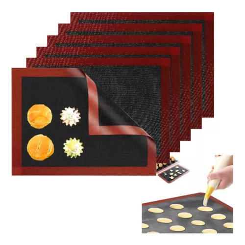 De Tapete Microperforado De Silicona Para Hornear 6pcs