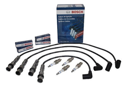 Kit De Bujias Y Cables Bosch Vw Fox Gol Trend Suran 1.6 8v