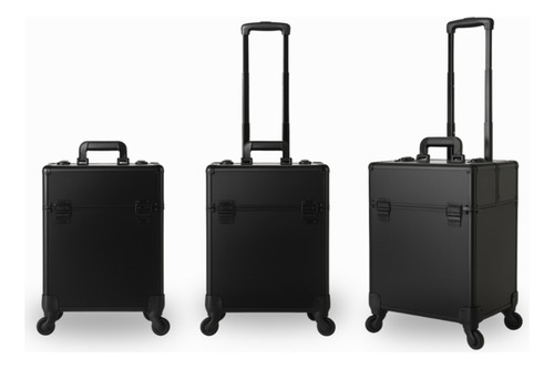 Maleta De Maquiagem Com Rodinhas 52cm Profissional