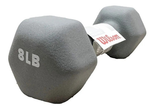 Imagen 2 de 2 de Mancuerna Wilson 8 Lbs (3.63 Kg) Neopreno Fitness 1 Pieza